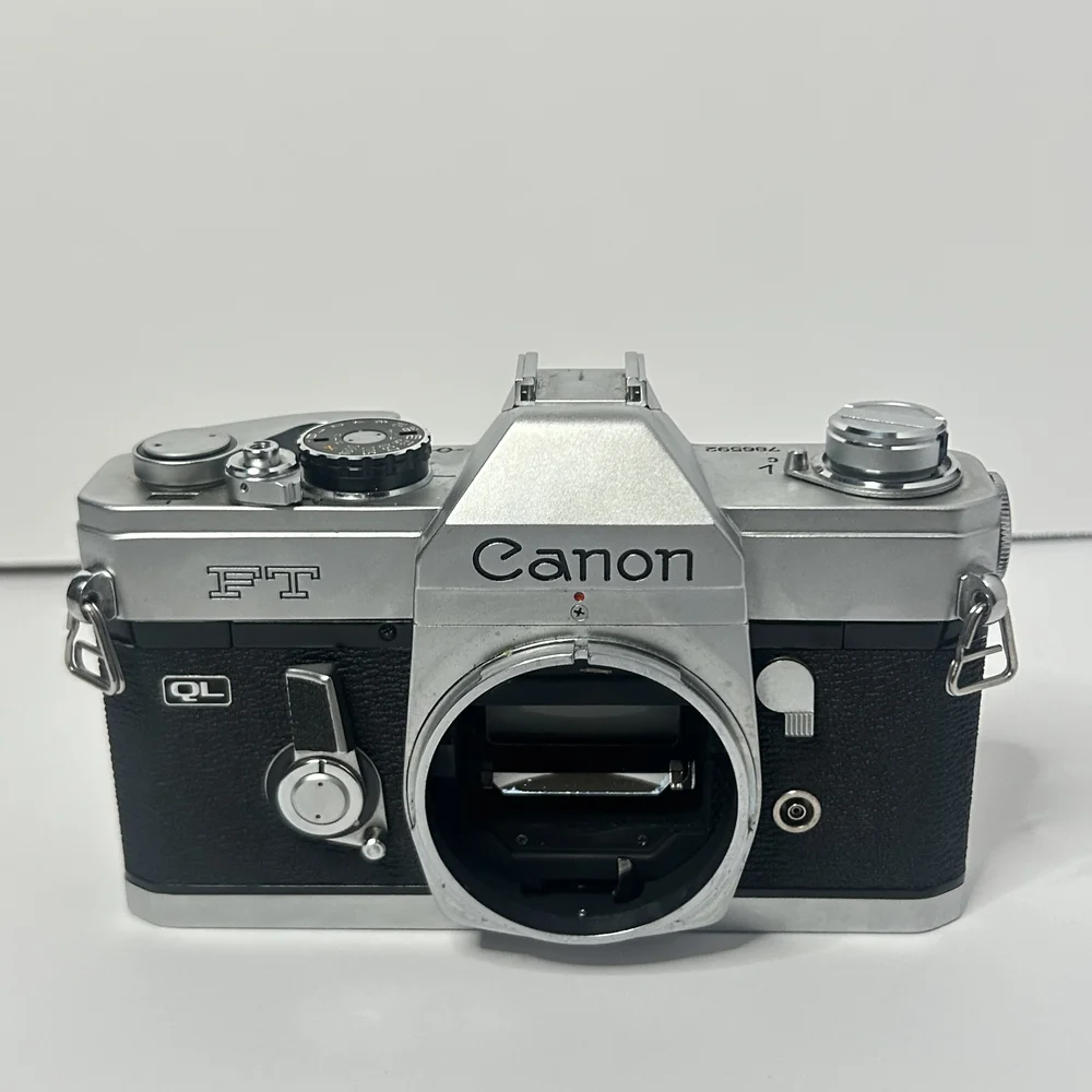 Vintage Canon FT QL Silver 35mm Film SLR Camera Body Only